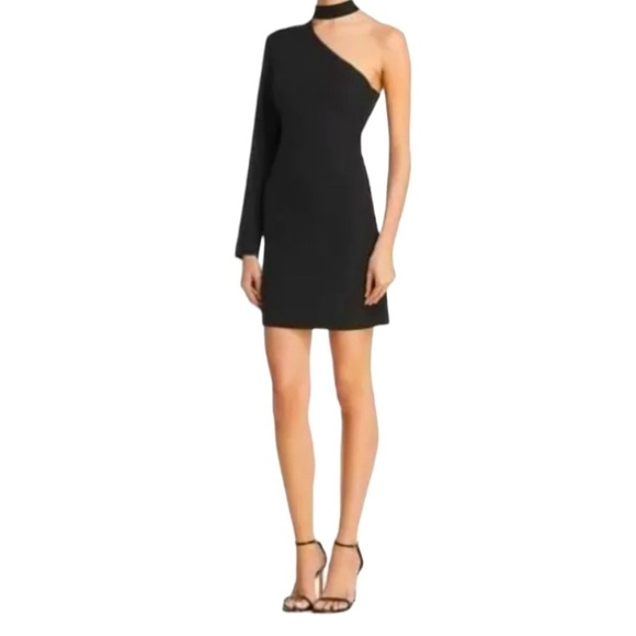 Bardot Dresses & Skirts - Bardot NWT Black One-Shoulder Asymmetrical Dress in Sz 10